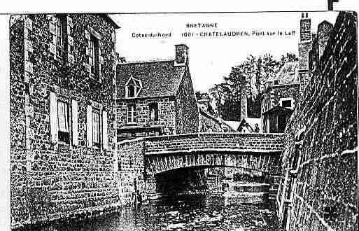 Ville de CHATELAUDREN Carte postale ancienne